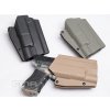 Opaskové plastové pouzdro - holster pro Glock se svítilnou, dlouhé - MC