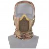 Kukla s face protectorem multicam