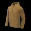 Mikina RANGE HOODIE - TopCool - Coyote/Adaptive Green