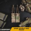 DPMP Double MOLLE sumka na dva 9mm pistolové zásobníky - coyote