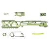 CNC Horní set těla pro AAP01 CTM FUKU-2 Skeleton - Army Green/stříbrná