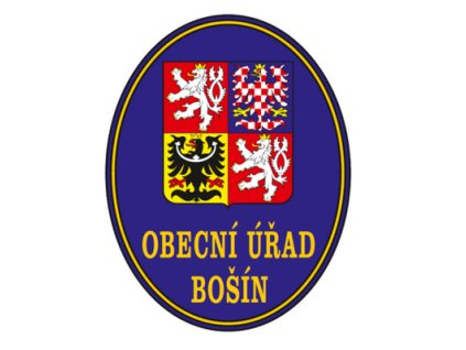 1946 smaltovana cedule obecni urad se statnim znakem a nazvem obce modra zlata