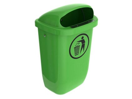 12296 plastovy venkovni odpadkovy kos dino svetle zeleny