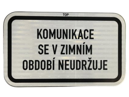 znacka komunikace se v zimnim obdobi neudrzuje zime