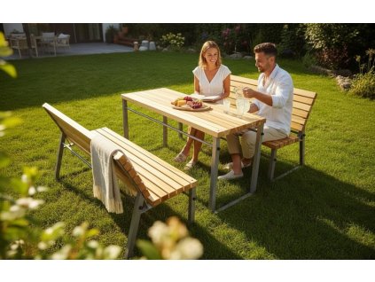 zahradni set posezeni na zahradu male