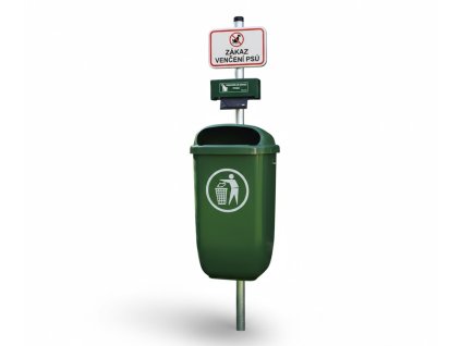 kos dino na psi exkrementy se znackou