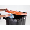1688 2 plastova popelnice 240 l na papir modra