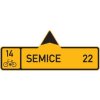11840 znacka smerova tabule pro cyklisty s jednim cilem