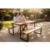 zahradni set david posezeni lavecka se stolem