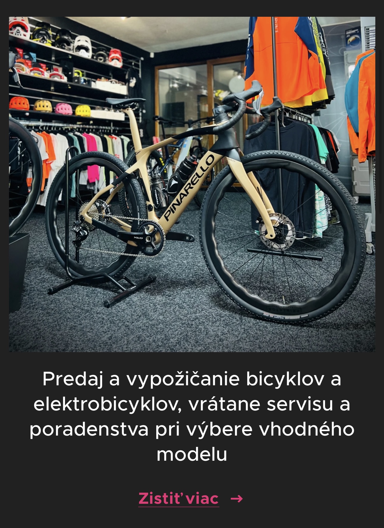 Požičovňa a shop