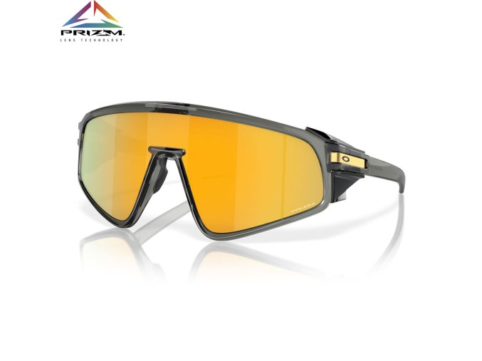 slunecni bryle oakley latch panel grey smoke prizm 24k