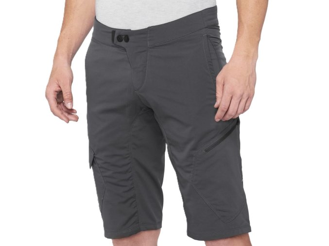100% RIDECAMP Shorts Charcoal