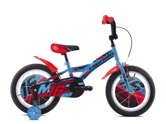 capriolo mustang16 light blue red black