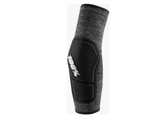 100% Ridecamp Knee Guards chrániče kolien, heather grey/black