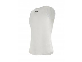 Alpha Sleeveless Baselayer White