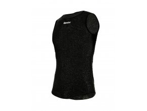 Alpha Sleeveless Baselayer Black