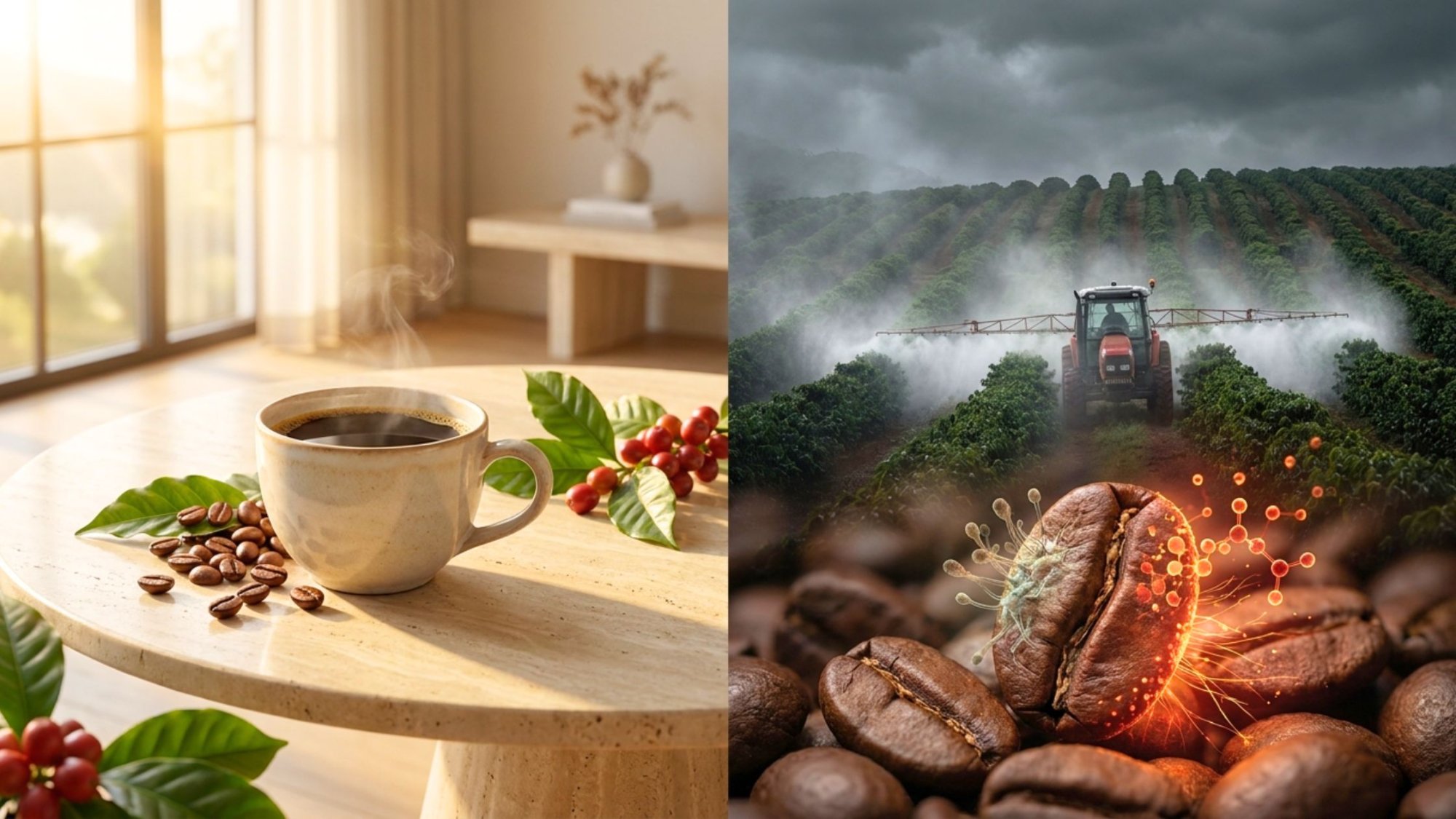 Jak vybrat kávu bez pesticidů a plísní: kompletní průvodce (podle studií)