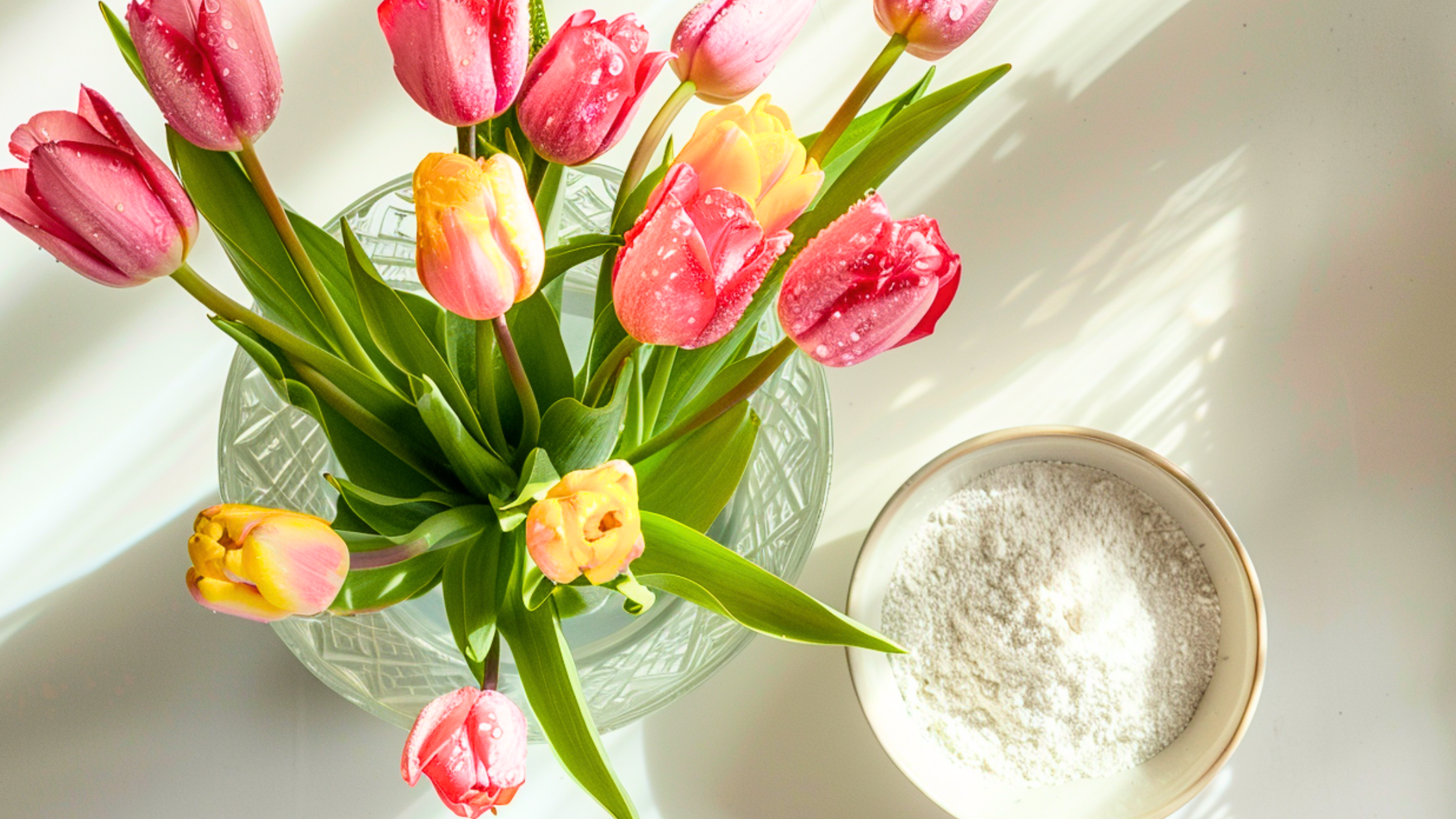 Nejlepší výživa pro řezané květiny - recept ze 3 ingrediencí