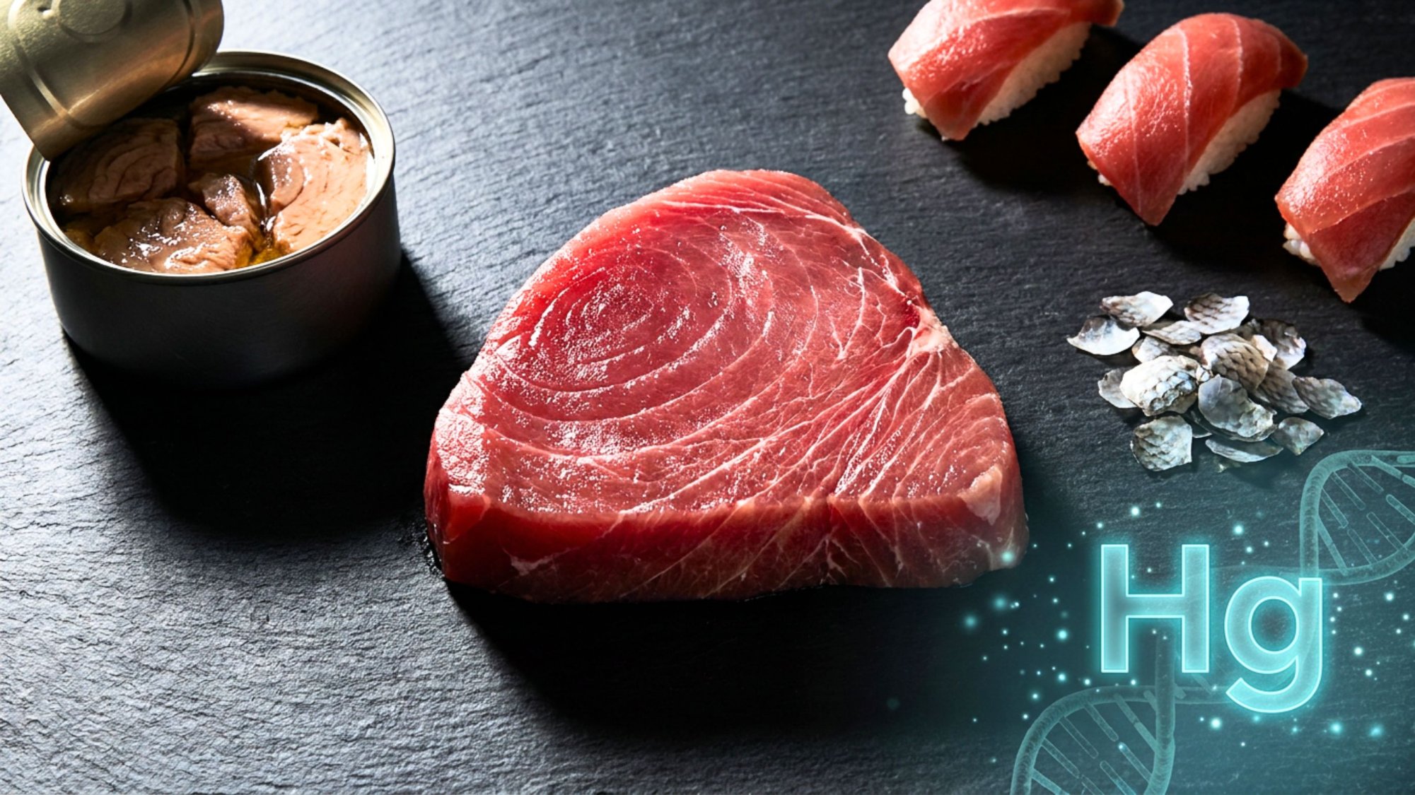 Tuňák: Sushi vs. konzerva - kde je vyšší riziko? Falšování druhu, olovo a kadmium, steak vs. konzerva