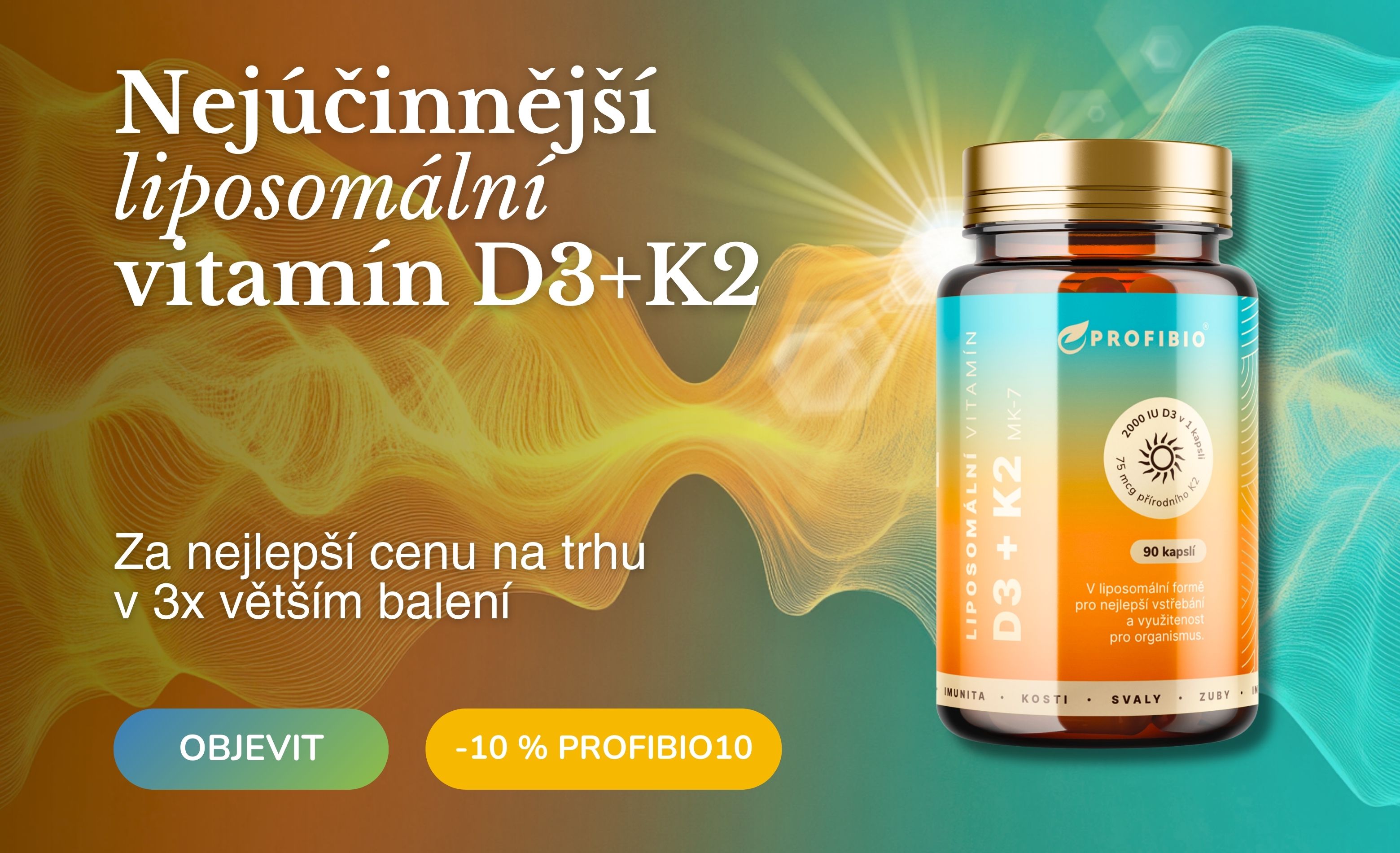 liposomální vitamín D3+K2