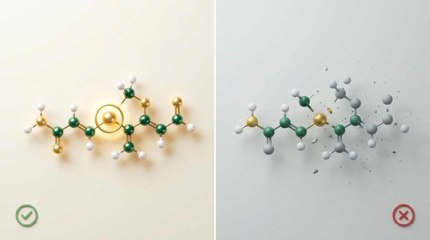 S-acetyl-L-glutatión – stabilná forma glutatiónu