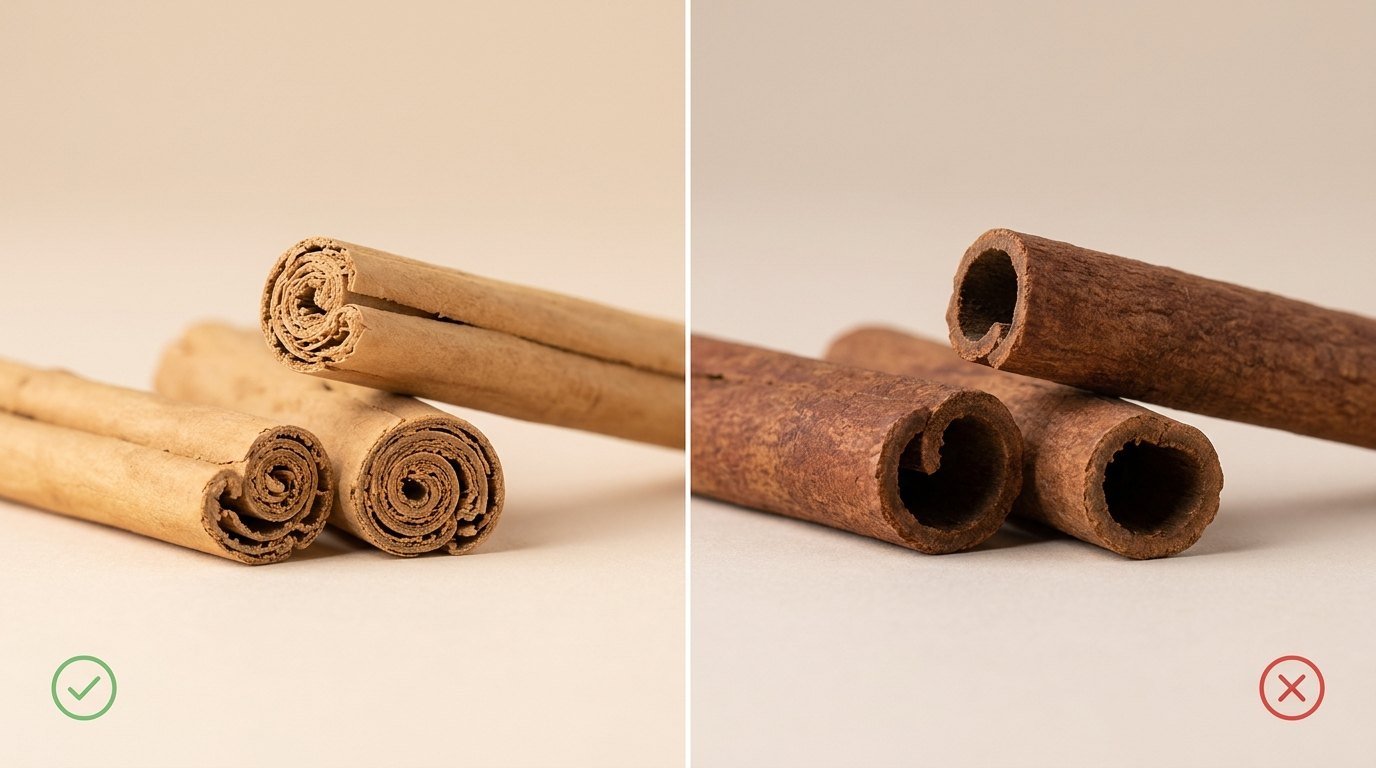Cejlónska škorica vs. bežná škorica cassia