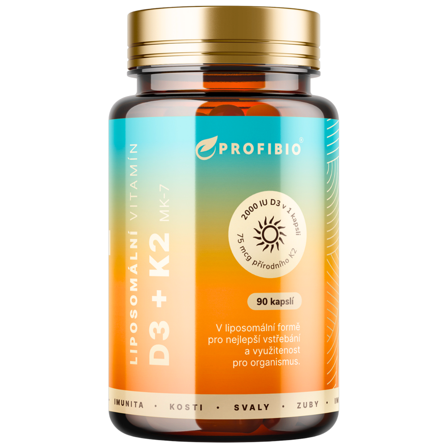 PREMIUM Lipozomálny vitamín D3 + K2 PROFIBIO