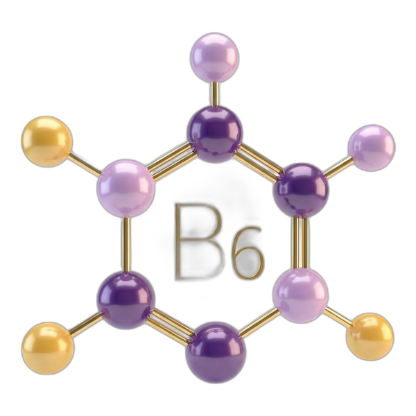 Molekula vitamínu B6 (P-5-P)