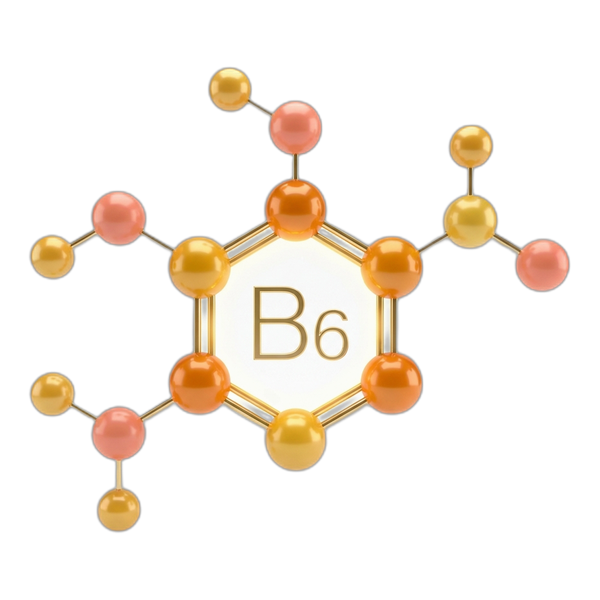 Molekula vitamínu B6 (P-5-P)