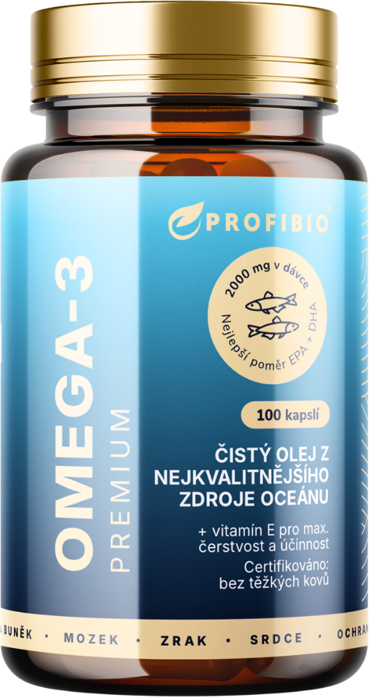 PREMIUM Omega-3 + vitamín E PROFIBIO