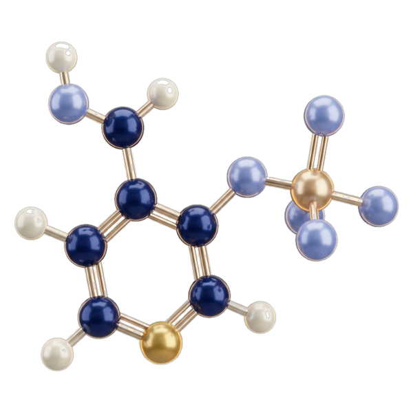 Molekula vitamínu B6 (P-5-P)