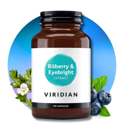 Bilberry and Eyebright (Borůvka a Světlík lékařský pro kondici zraku), 90 kapslí
