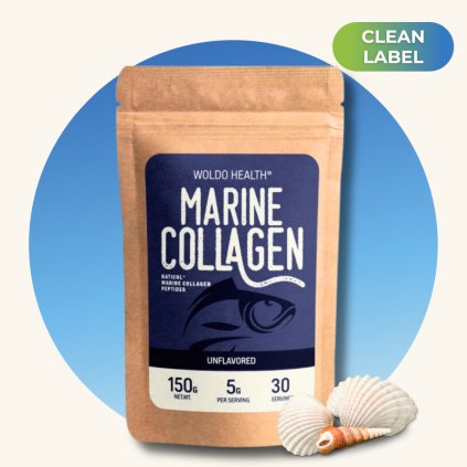 100 % hydrolyzovaný mořský kolagen (na pleť i klouby), 150 g