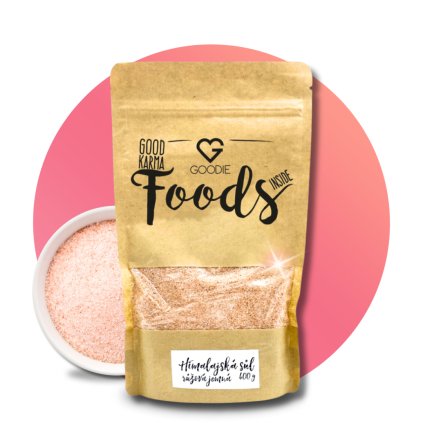Himalájská sůl růžová jemná, 400 g