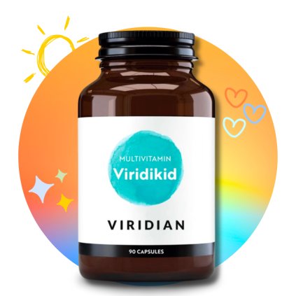 Viridikid Multivitamín pro děti, 90 kapslí