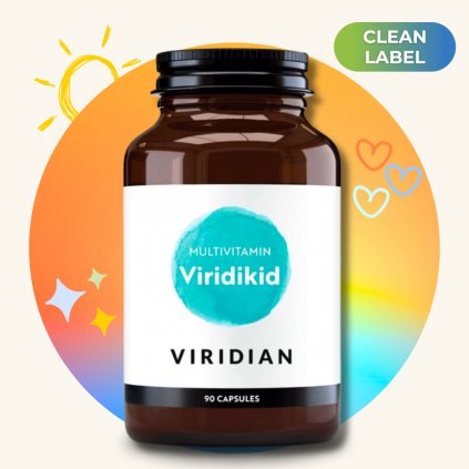 Viridikid Multivitamín pro děti, 90 kapslí