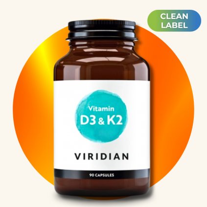 Vitamín D3+K2, 90 kapslí