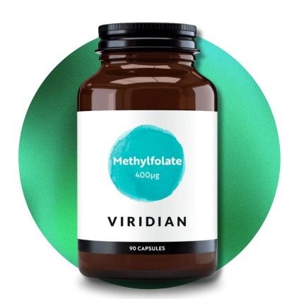 Methylfolát 400 mcg (bioaktivní kyselina listová), 90 kapslí