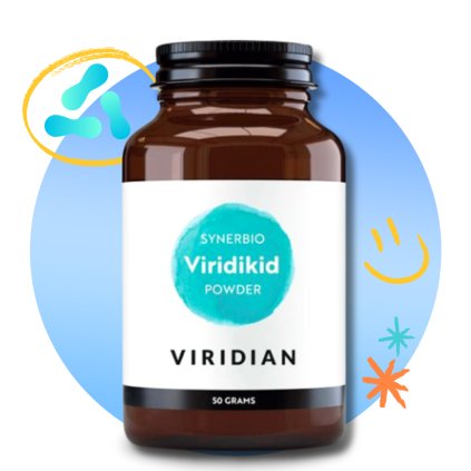 Probiotika pro děti, Směs probiotik, prebiotik a vitamínu C (Children's Synerbio), 50 g