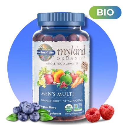 Mykind, Multivitamín pro muže, 120 gumových bonbónů