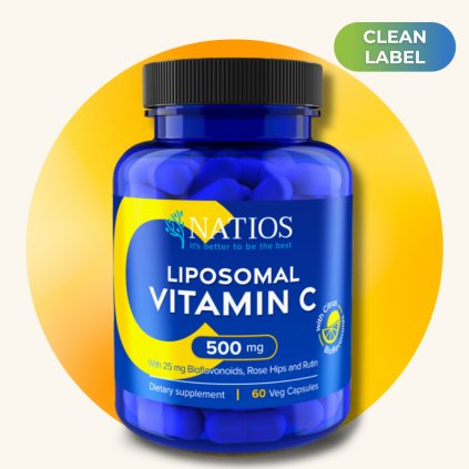 Vitamín C Liposomální 500 mg, 60 kapslí