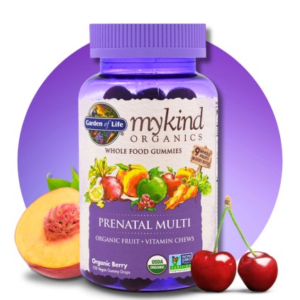 Mykind, Multivitamín pro těhotné (prenatální), 120 gumových bonbónů