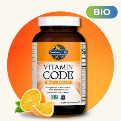 Vitamin Code RAW Vitamin C, 120 kapslí