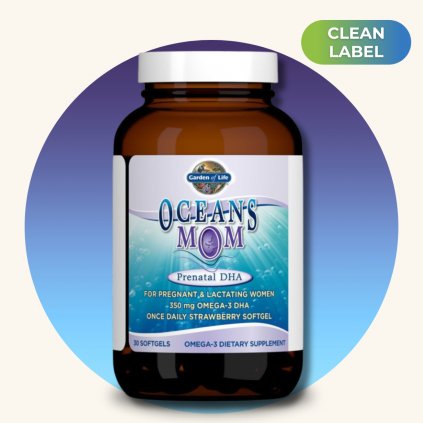 Oceans Mom Prenatální DHA Omega 3, 350 mg, 30 tobolek
