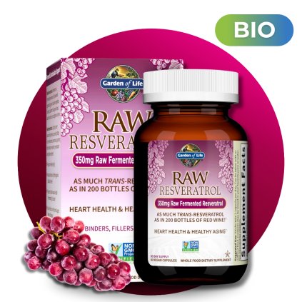 Resveratrol RAW, 60 kapslí