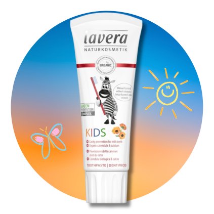 Dětská zubní pasta bez fluoridu, 75 ml