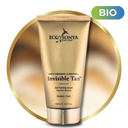 Přírodní samoopalovací krém Invisible Tan, 150 ml