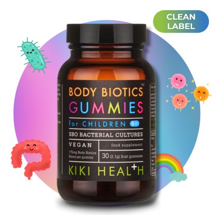 Probiotika pro děti BODY BIOTICS, 60 gumových bonbónů 1