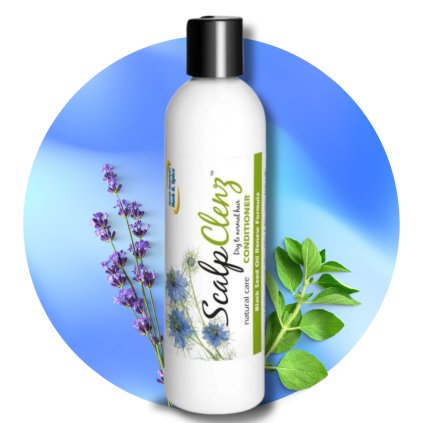 NAHS přírodní kondicioner s olejem z černuchy seté pro normální až suché vlasy (ScalpClenz), 240 ml