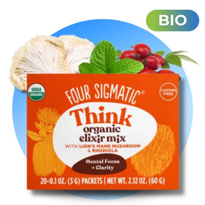 Lion's Mane Mushroom Elixir Mix BIO (prášek), 20 sáčků